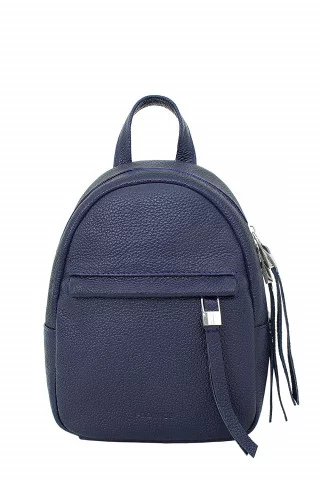 Кожаный рюкзак женский Protege, Ц-372 синий флотер