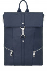 Рюкзак женский кожаный Protege, Ц-264 синий флотер